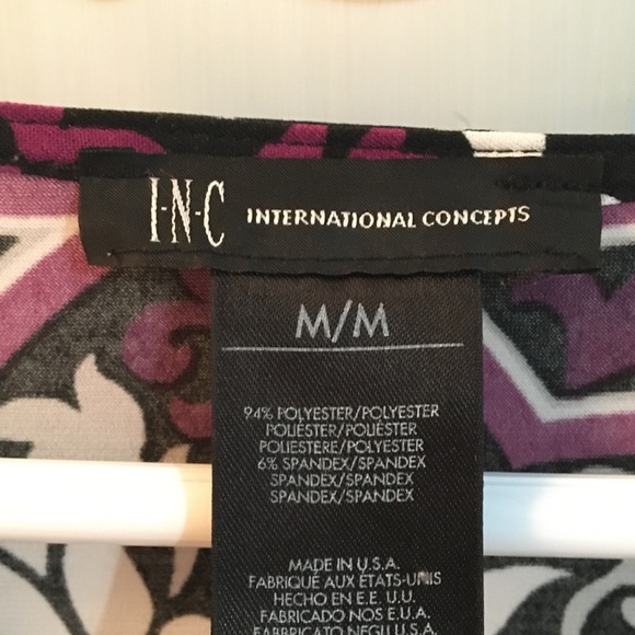 Purple Dress with Pattern - Picture 4 of 4